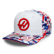 Haas F1 cap, team, Oliver Bearman, 9SEVENTY, New Era, Silverstone Special Edition, white, 2026