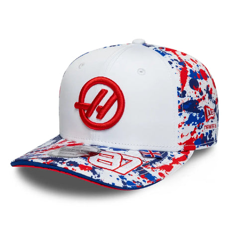 Haas F1 cap, team, Oliver Bearman, 9SEVENTY, New Era, Silverstone Special Edition, white, 2026