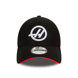 Haas cap, NEW ERA, 9FORTY, team, black, 2024