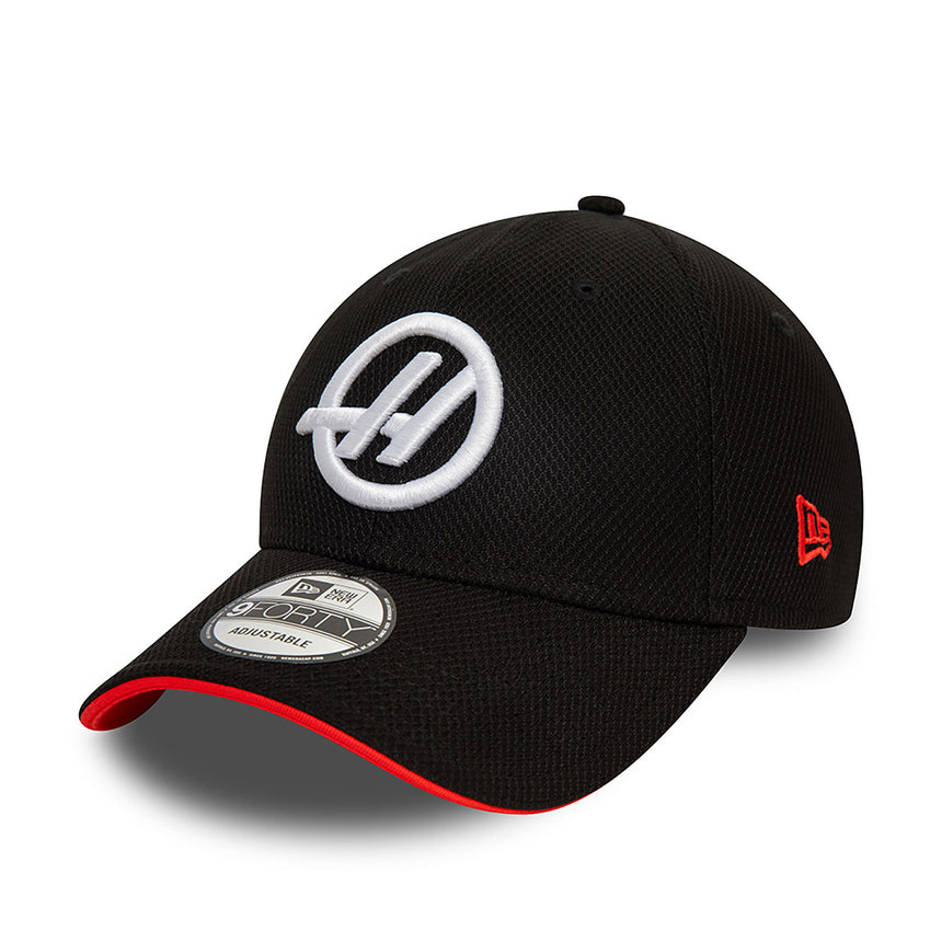 Gorra Haas, NEW ERA, 9FORTY, equipo, negra, 2024
