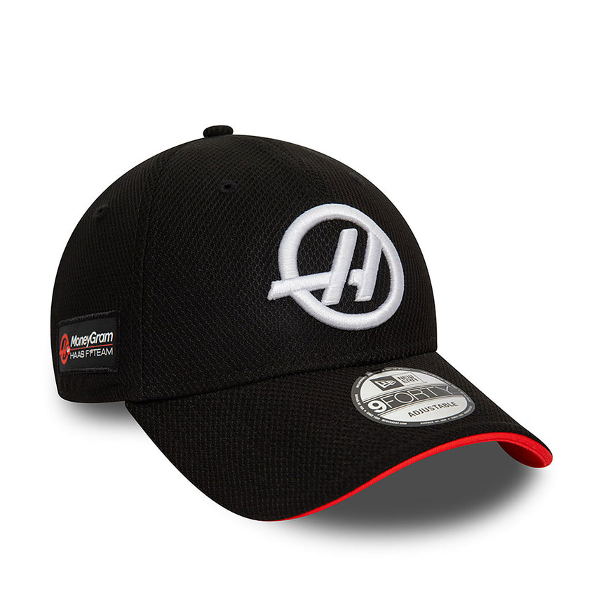 Gorra Haas, NEW ERA, 9FORTY, equipo, negra, 2024