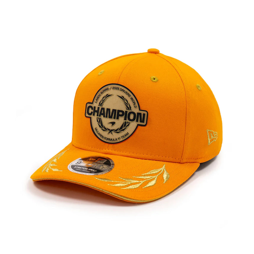 McLaren cap, World Champion 2025, Lando Norris, New Era, 9FIFTY, orange