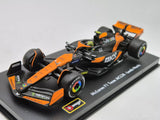 McLaren model car, Bburago, Lando Norris, Miami livery, acryl box, MCL38 🔥