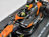 McLaren model car, Bburago, Lando Norris, Miami livery, acryl box, MCL38 🔥