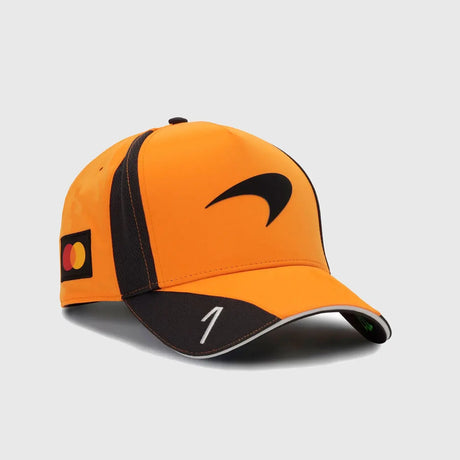 McLaren cap, team, Lando Norris, papaya