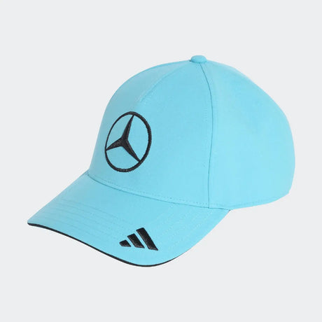 Mercedes cap, team, adidas, George Russell, blue