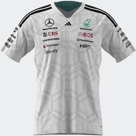 Mercedes t-shirt, team, adidas, drivers, white