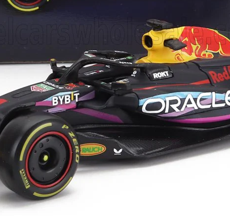 Maqueta de coche Red Bull Racing 1:43, bburago, RB19, Miami, Max Verstappen #1, 2023