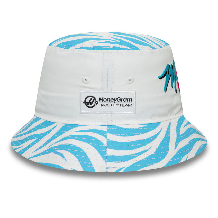 Sombrero de pescador Haas, New Era, Miami, adulto, blanco, 2024