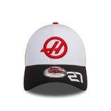 Haas cap, New Era, 9FORTY, Nico Hülkemberg, Adult, white, 2024