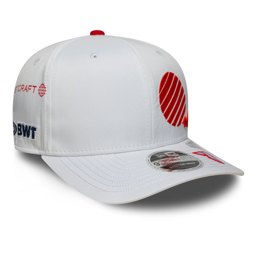 Gorra Alpine Esteban Ocon 9SEVENTY, blanca 🔥
