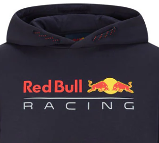 Sudadera infantil Red Bull con logotipo de carreras, azul, 2021