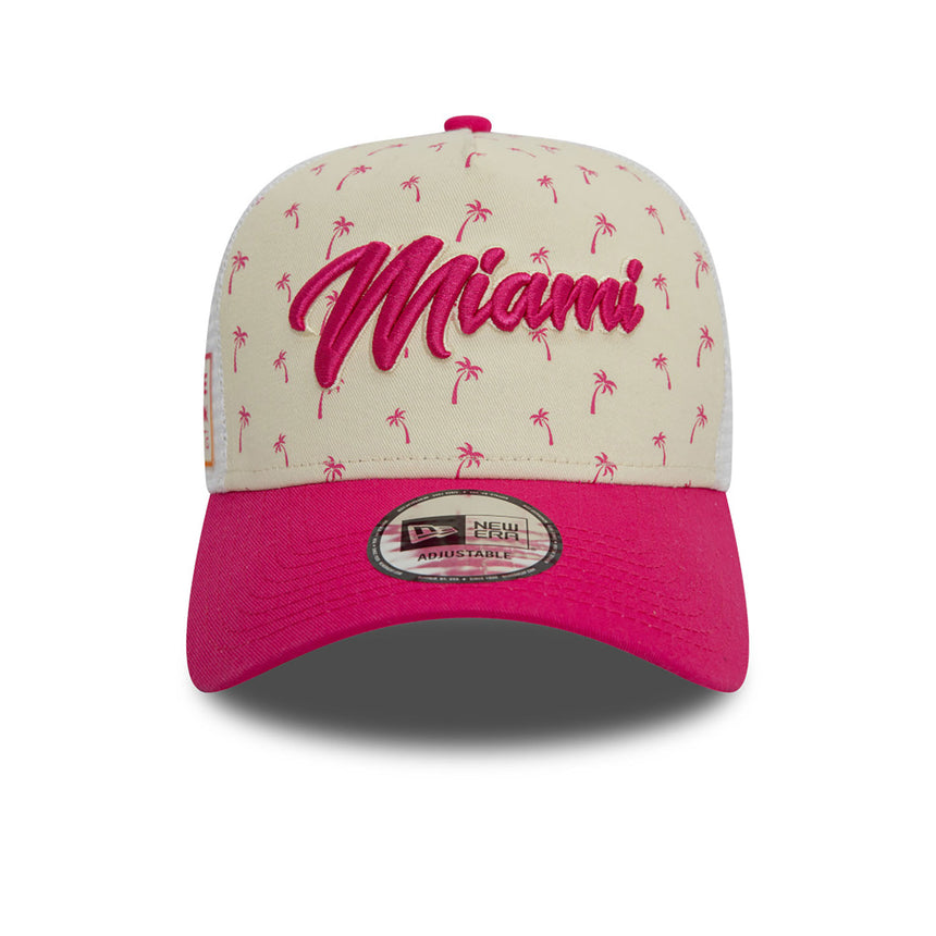 Gorra Red Bull, New Era, Miami, gorra de trucador, adulto, blanca, 2024