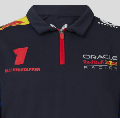 Camiseta polo Red Bull SS del piloto Max Verstappen
