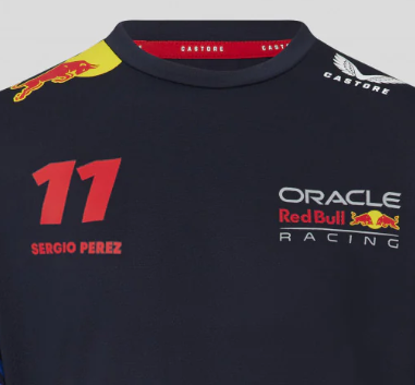 Camiseta Red Bull del piloto Sergio Pérez