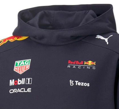 Sudadera infantil del equipo Red Bull, azul, 2022