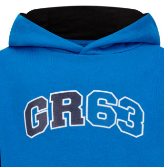 Sudadera con capucha Mercedes George Russell, azul