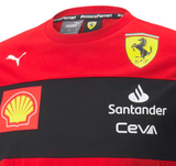 Camiseta Puma Ferrari para niño, roja, 2022