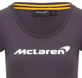 Camiseta McLaren para mujer, logotipo, gris, 2020