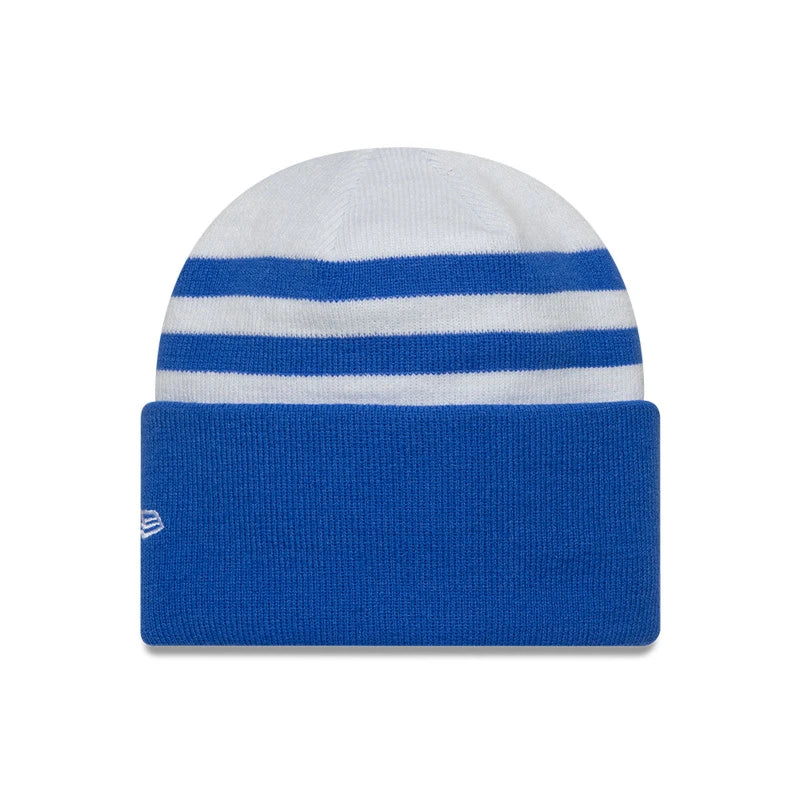 VisaRB Team Wide Cuff Knit Cap, White 🔥