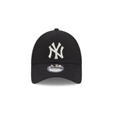 New York Yankees Metallic Logo 9FORTY Baseball Cap, black