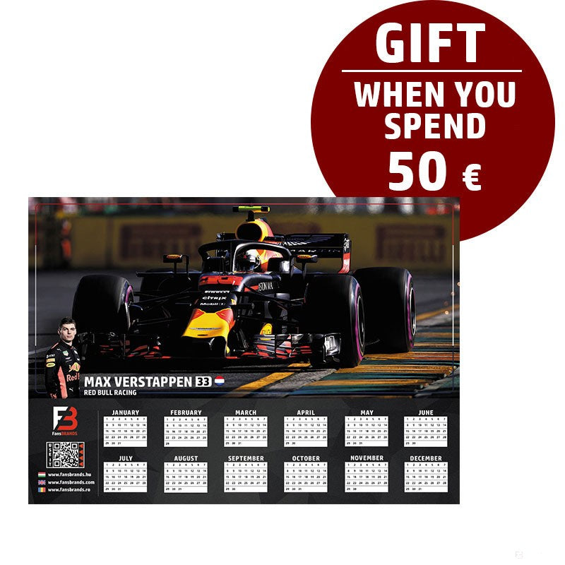Verstappen Race calendar gift