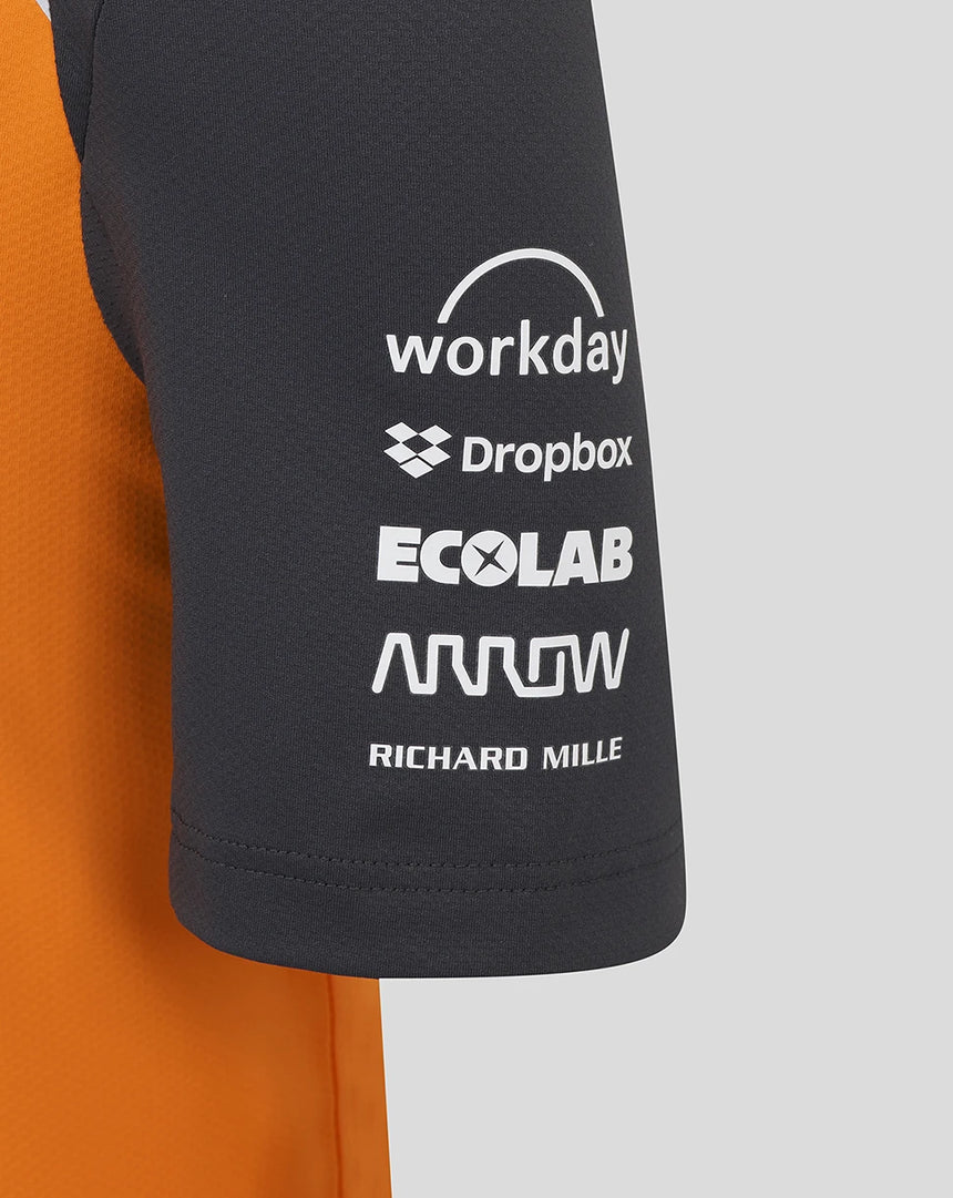 Camiseta infantil con el equipo McLaren F1 de Lando Norris