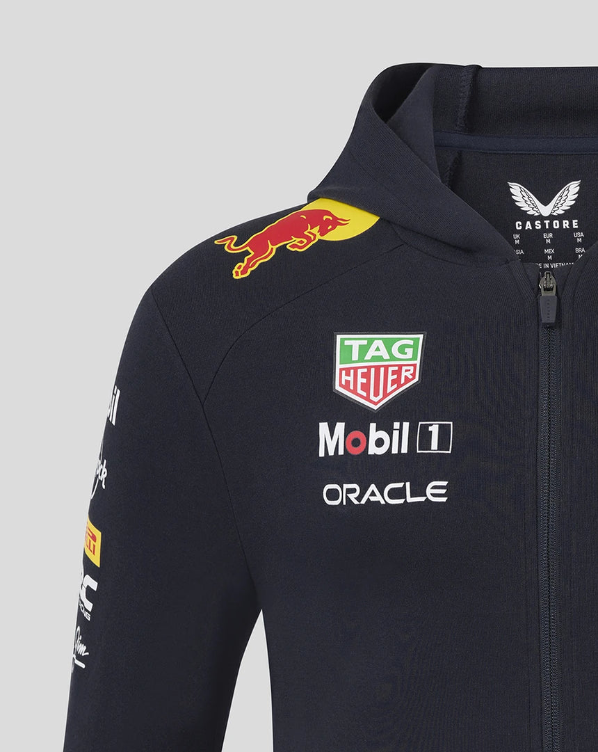 Sudadera con capucha y cremallera completa Red Bull Racing, cielo nocturno 🔥