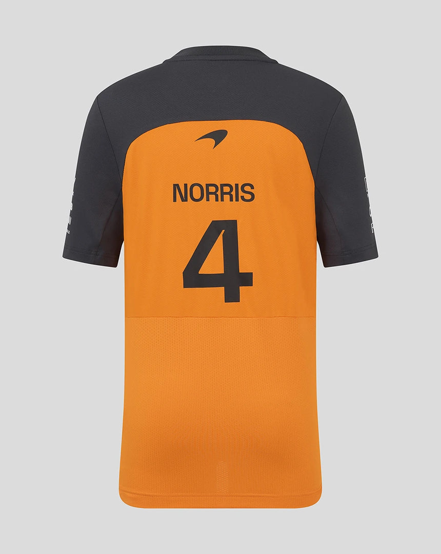 Camiseta infantil con el equipo McLaren F1 de Lando Norris